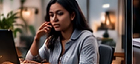 An entrepreneur on a call in a co-working space