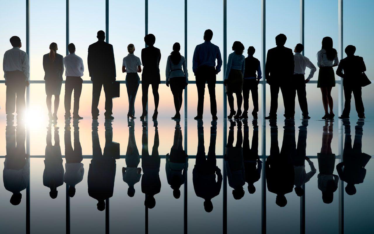A group of program participants standing together